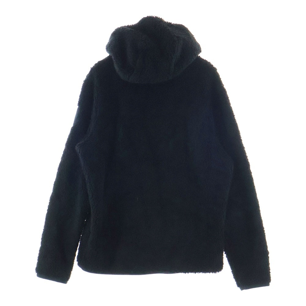 MONCLER モンクレール 19AW ×FRAGMENT MAGLIA FREAK フラグメント マリア フリーク ボア プルオーバースウェットパーカー フーディー ブラック E20918031100 MONCLER(モンクレール) 19AW ×FRAGMENT MAGLIA FREAK フラグメント