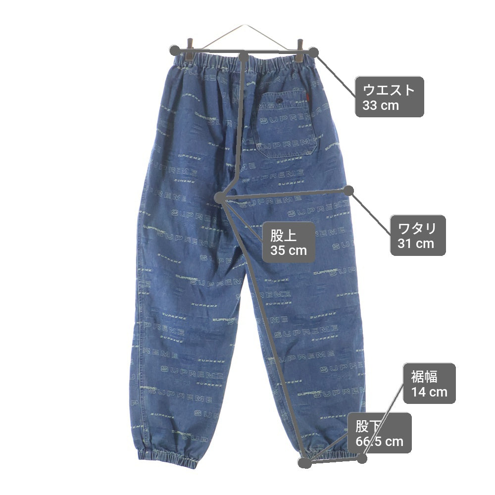 SUPREME(シュプリーム) 19AW Dimensions Logo Denim Skate Pant ディメンションズ ロゴ スケート イージーデニムパンツ ジーンズ インディゴ