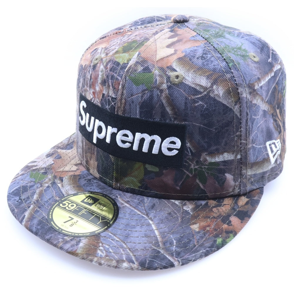 SUPREME(シュプリーム) 25SS ×NEW ERA Championship Box Logo True Timber Kanati Camo ニューエラ チャンピオンシップ ボックスロゴ トゥルーティンバー カナティカモ キャップ