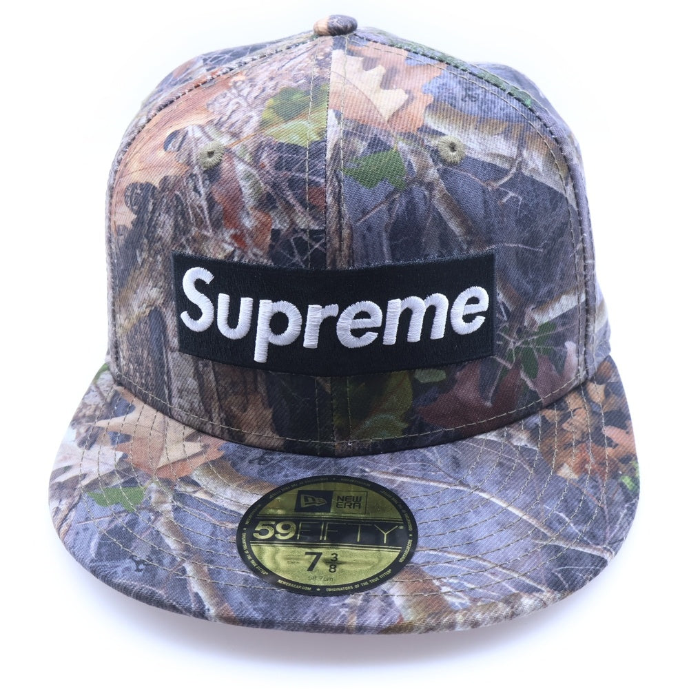 SUPREME(シュプリーム) 25SS ×NEW ERA Championship Box Logo True Timber Kanati Camo ニューエラ チャンピオンシップ ボックスロゴ トゥルーティンバー カナティカモ キャップ
