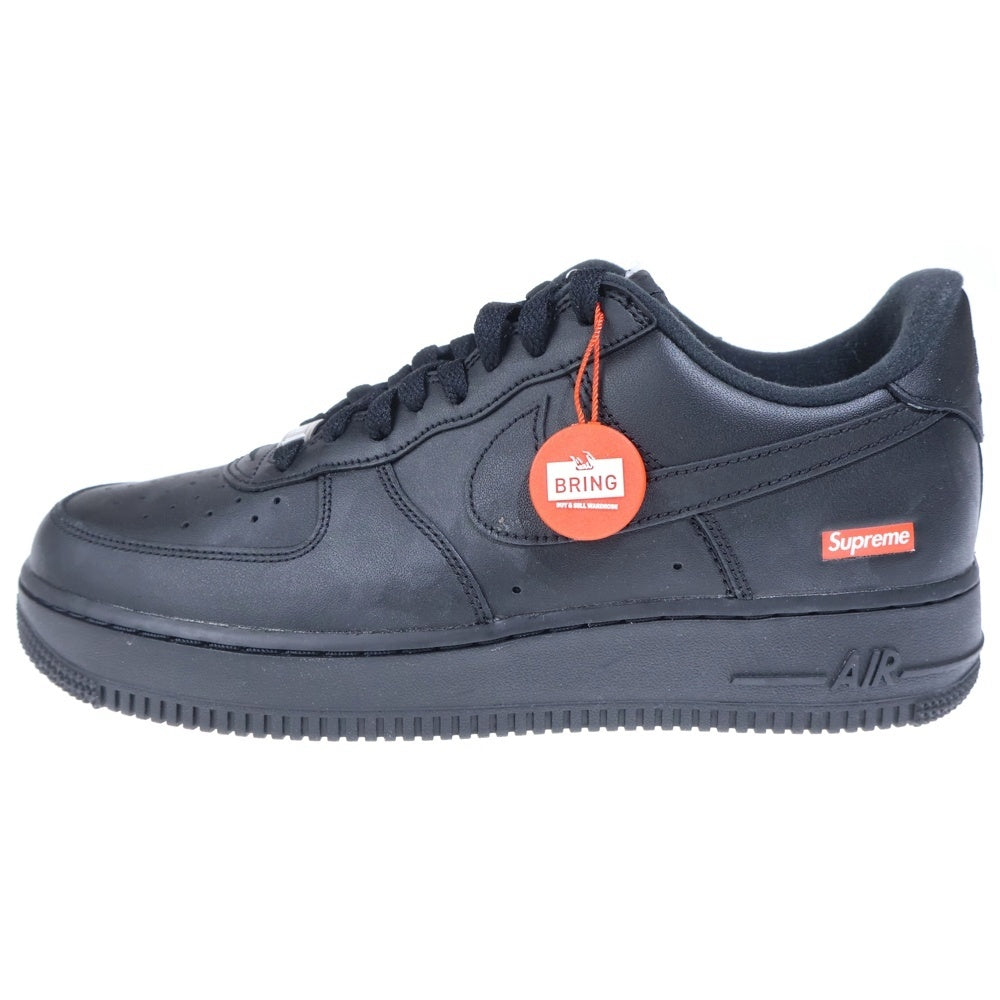NIKE(ナイキ) ×SUPREME AIR FORCE 1 LOW エアフォース1 ローカットスニーカー ブラック US9/27cm CU9225-001