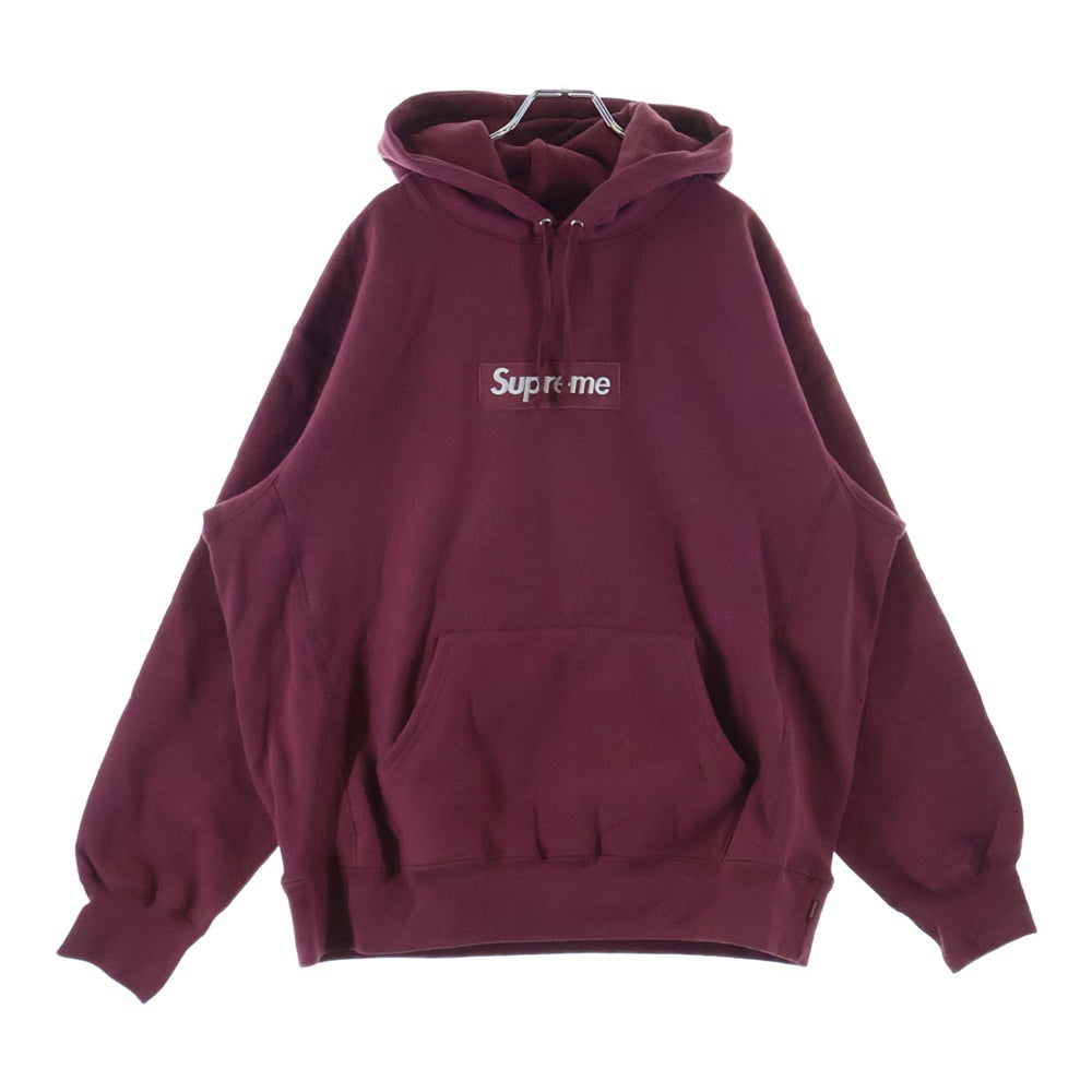 SUPREME(シュプリーム) 21AW Box Logo Hooded Sweatshirt Plum ボックスロゴ プルオーバースウェットパーカー フーディー プラム