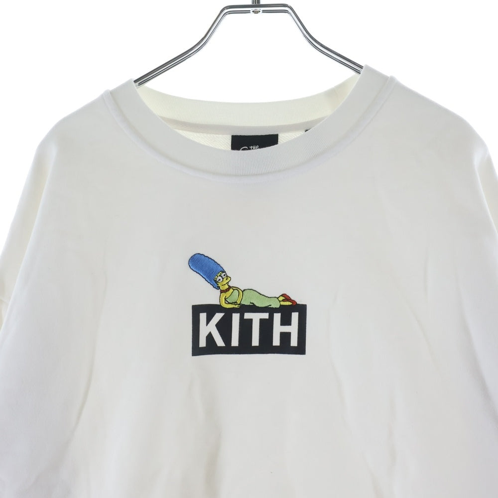 KITH(キス) ×SIMPSONS シンプソンズ クルーネックスウェットトレーナー ホワイト