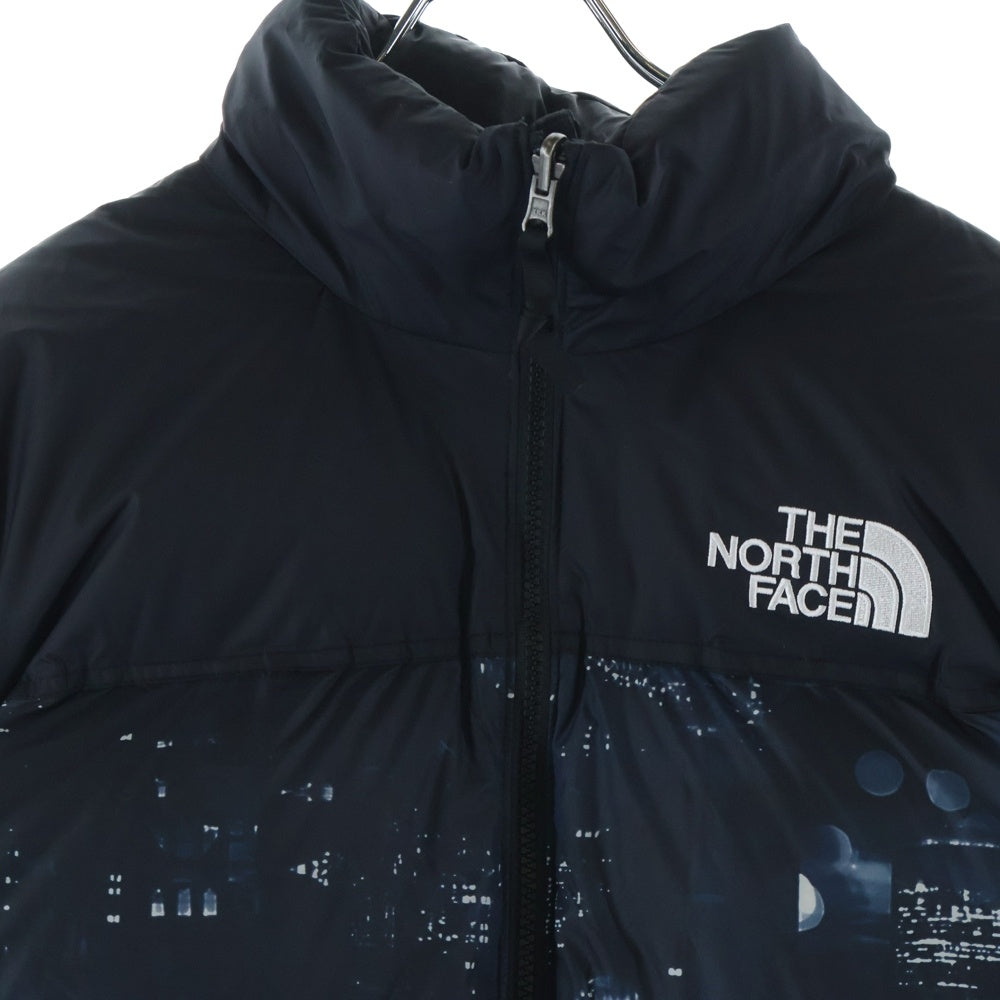 THE NORTH FACE(ザノースフェイス) 18AW ×EXTRA BUTTER NIGHT CRAWLERS NUPTSE JACKET エクストラバター ナイトクロウラーズ ヌプシ ジップアップダウンジャケット ネイビー NF0A47CU