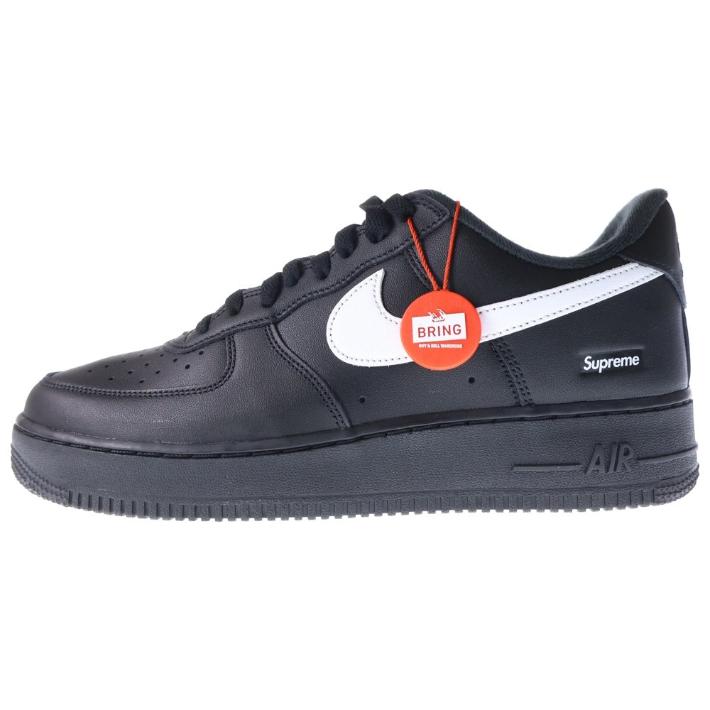NIKE(ナイキ) ×SUPREME AIR FORCE 1 LOW エアフォース1 ローカットスニーカー ブラック/ホワイト US9/27cm CU9225-002