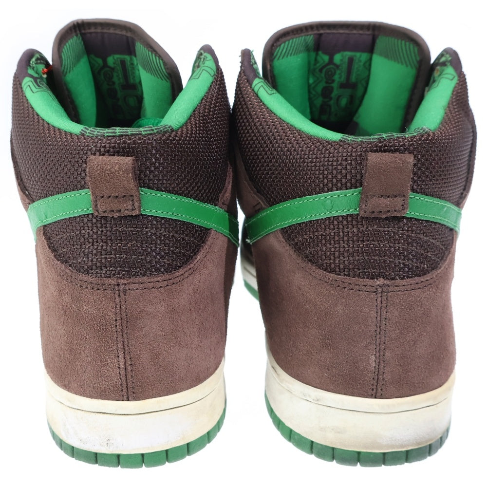 NIKE(ナイキ) 【観賞用2006年製】 ×STUSSY DUNK HIGH WORLD TOUR LONDON ステューシー ダンク ハイ ワールド ツアー ロンドン ハイカットスニーカー US9.5/27.5cm 315593-221