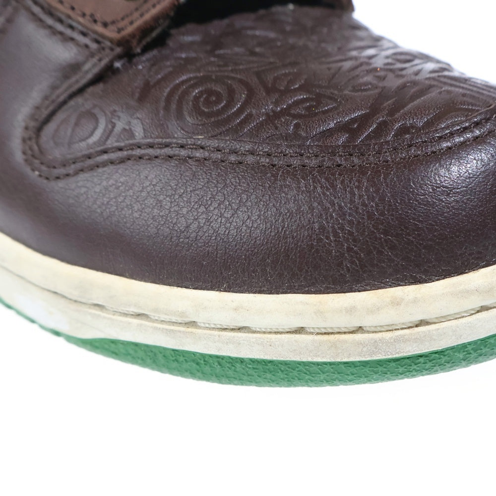 NIKE(ナイキ) 【観賞用2006年製】 ×STUSSY DUNK HIGH WORLD TOUR LONDON ステューシー ダンク ハイ ワールド ツアー ロンドン ハイカットスニーカー US9.5/27.5cm 315593-221