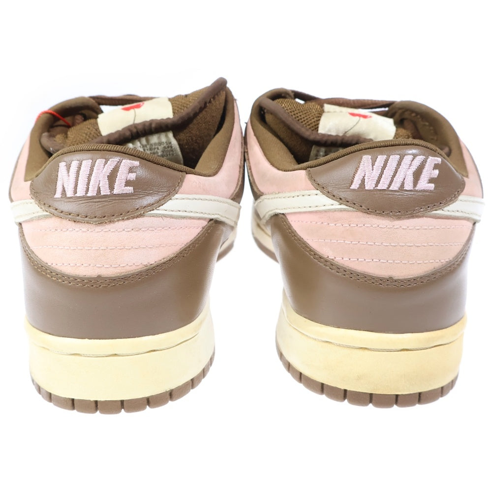 NIKE SB(ナイキエスビー) 【観賞用2005年製】 ×STUSSY DUNK LOW PRO CHERRY ダンク ロー プロ チェリー ローカットスニーカー ブラウン/ピンク US10/28cm 304292-671