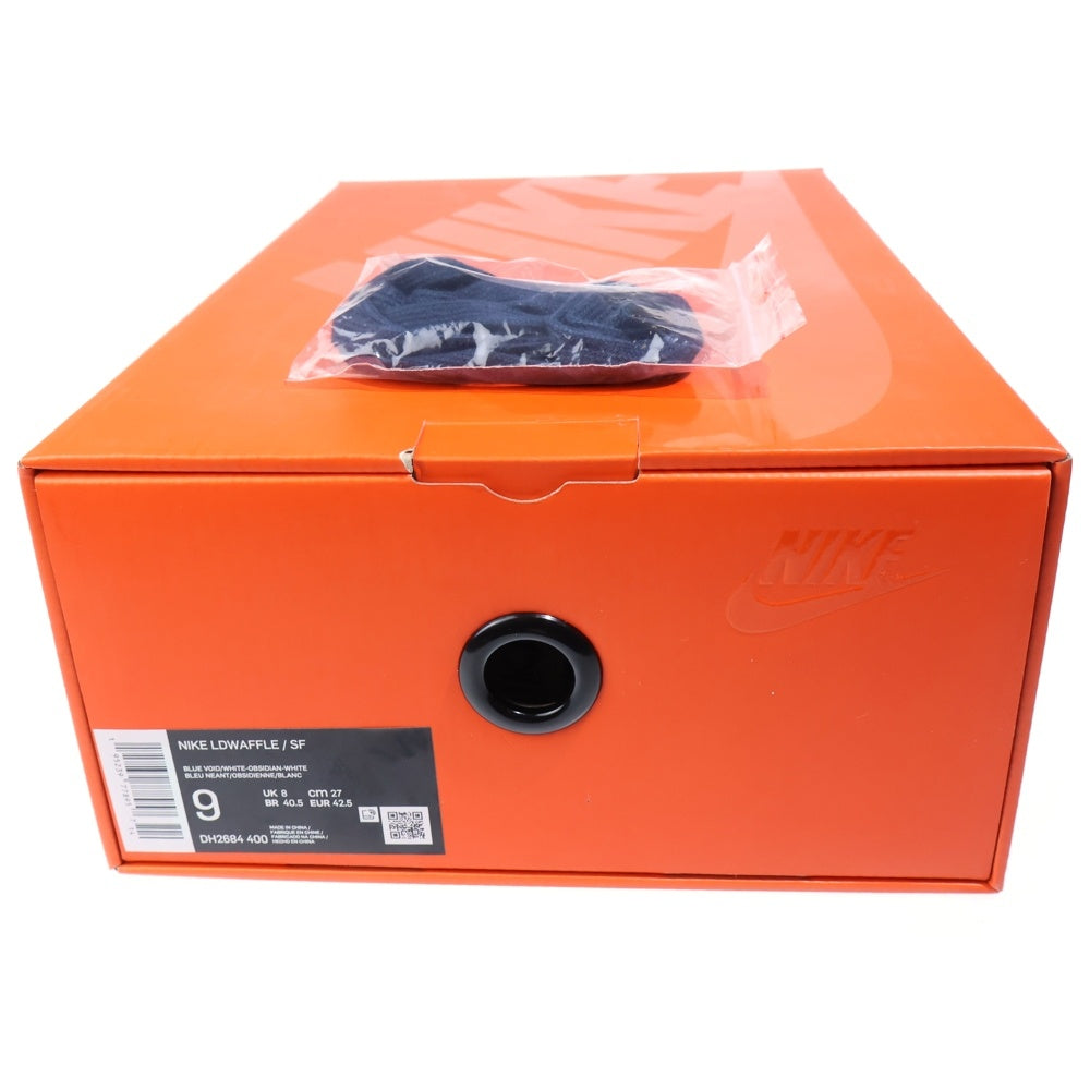NIKE(ナイキ) ×sacai ×FRAGMENT DESIGN LD WAFFLE サカイ フラグメントデザイン LDワッフル ローカットスニーカー ネイビー US9/27cm DH2684-400