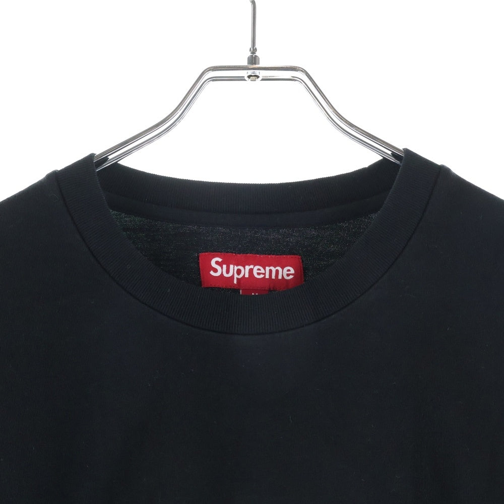 SUPREME(シュプリーム) Small Box L/S Tee スモールボックスロゴ クルーネック長袖カットソーTシャツ ブラック