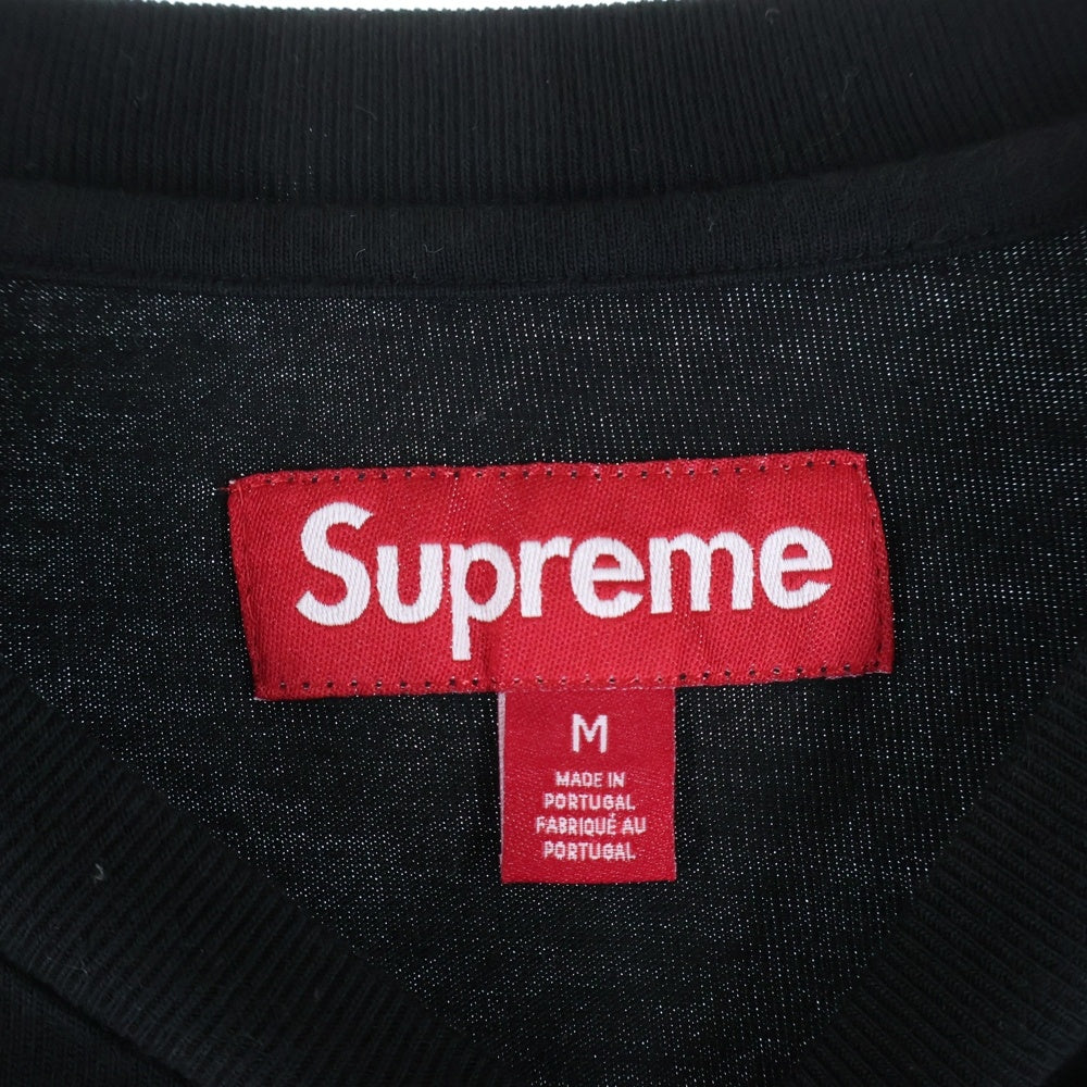 SUPREME(シュプリーム) Small Box L/S Tee スモールボックスロゴ クルーネック長袖カットソーTシャツ ブラック
