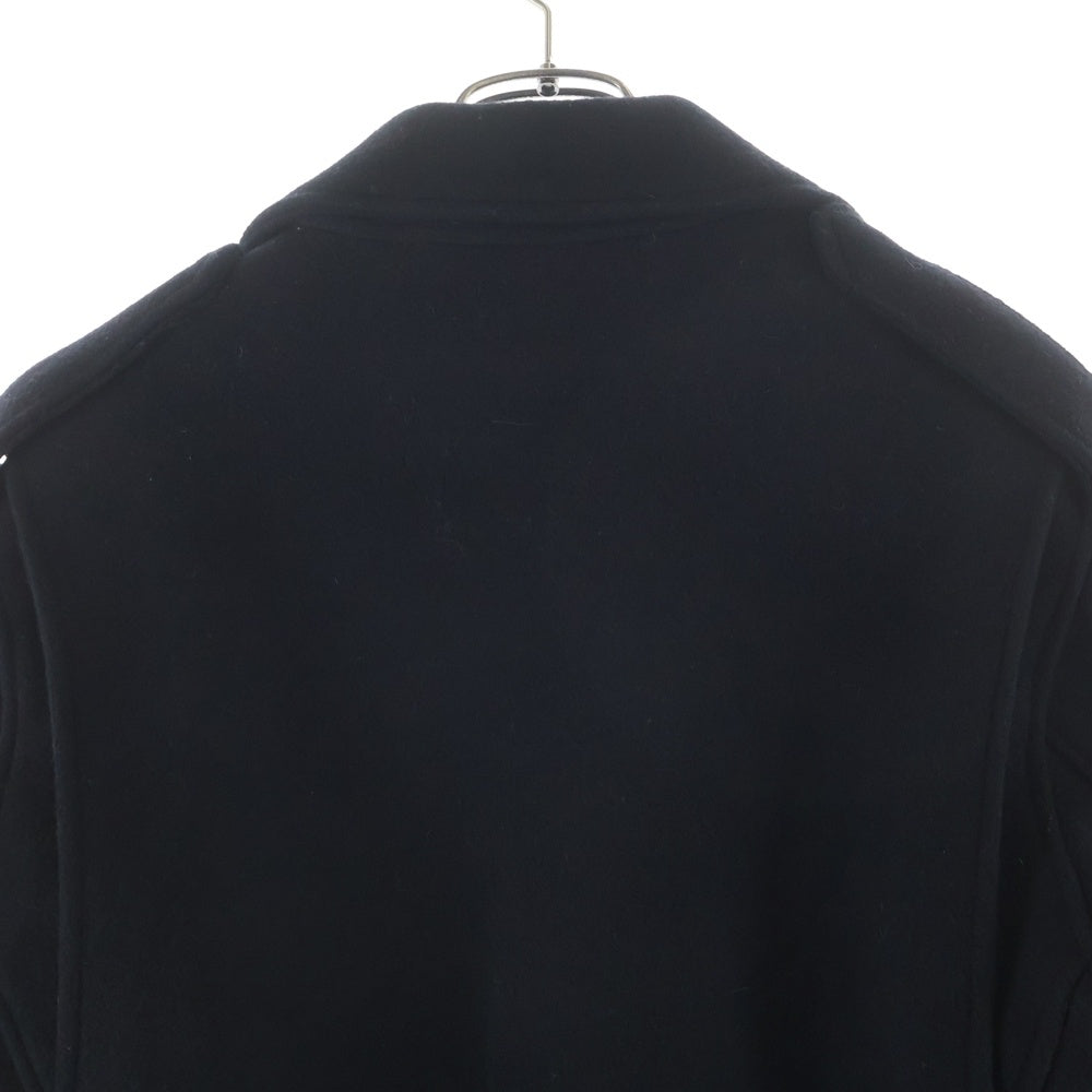 Yohji Yamamoto POUR HOMME(ヨウジヤマモト プールオム) 03AW ウール メルトン ダブルライダースジャケット ブラック HU-J24-166