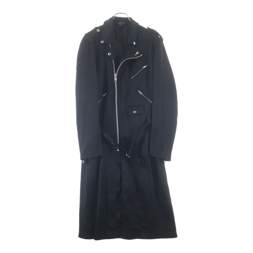 BLACK COMME des GARCONS(ブラックコムデギャルソン) 19AW AD2019 ダブルライダースデザイン ロングコート ブラック 1D-J028