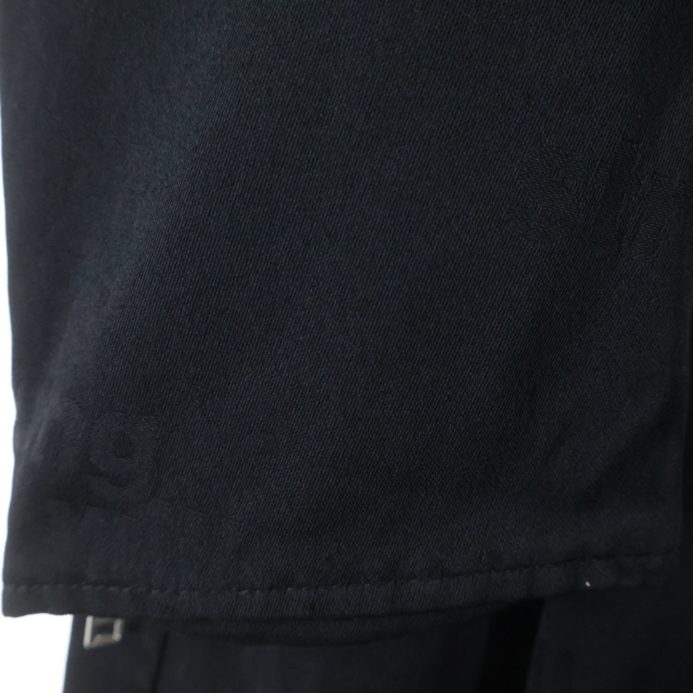 BLACK COMME des GARCONS(ブラックコムデギャルソン) 19AW AD2019 ダブルライダースデザイン ロングコート ブラック 1D-J028