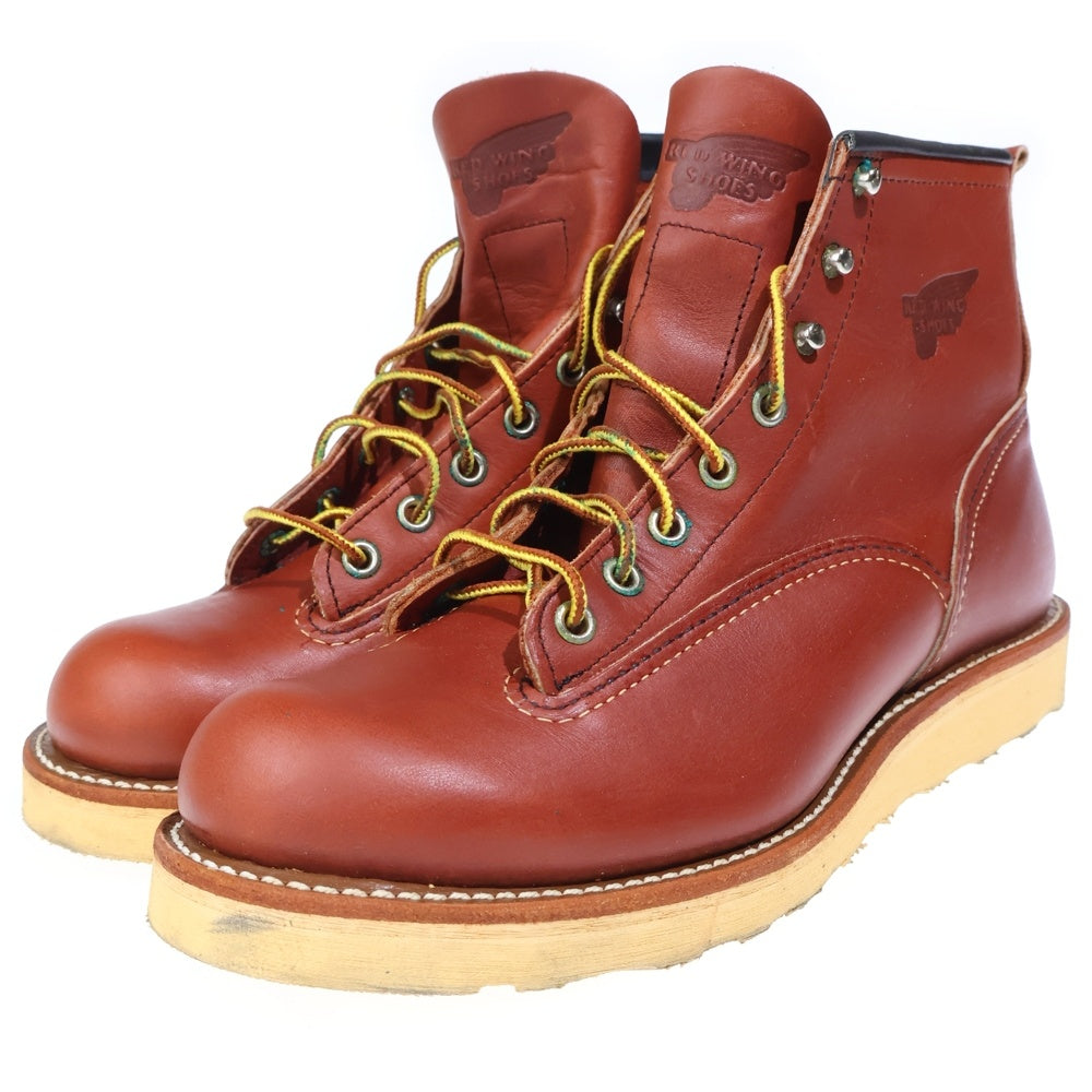 RED WING(レッド ウイング) 2907 LINEMAN BOOTS ラインマン レザー レースアップブーツ ブラウン