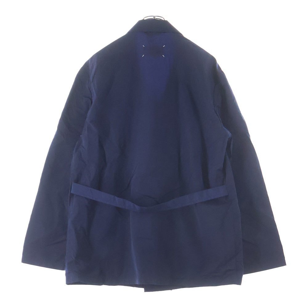 Maison Margiela(メゾンマルジェラ) 19SS DOUBLE NYLON COAT ダブル 3Bナイロンコート ブルー S30AM0445 S49739