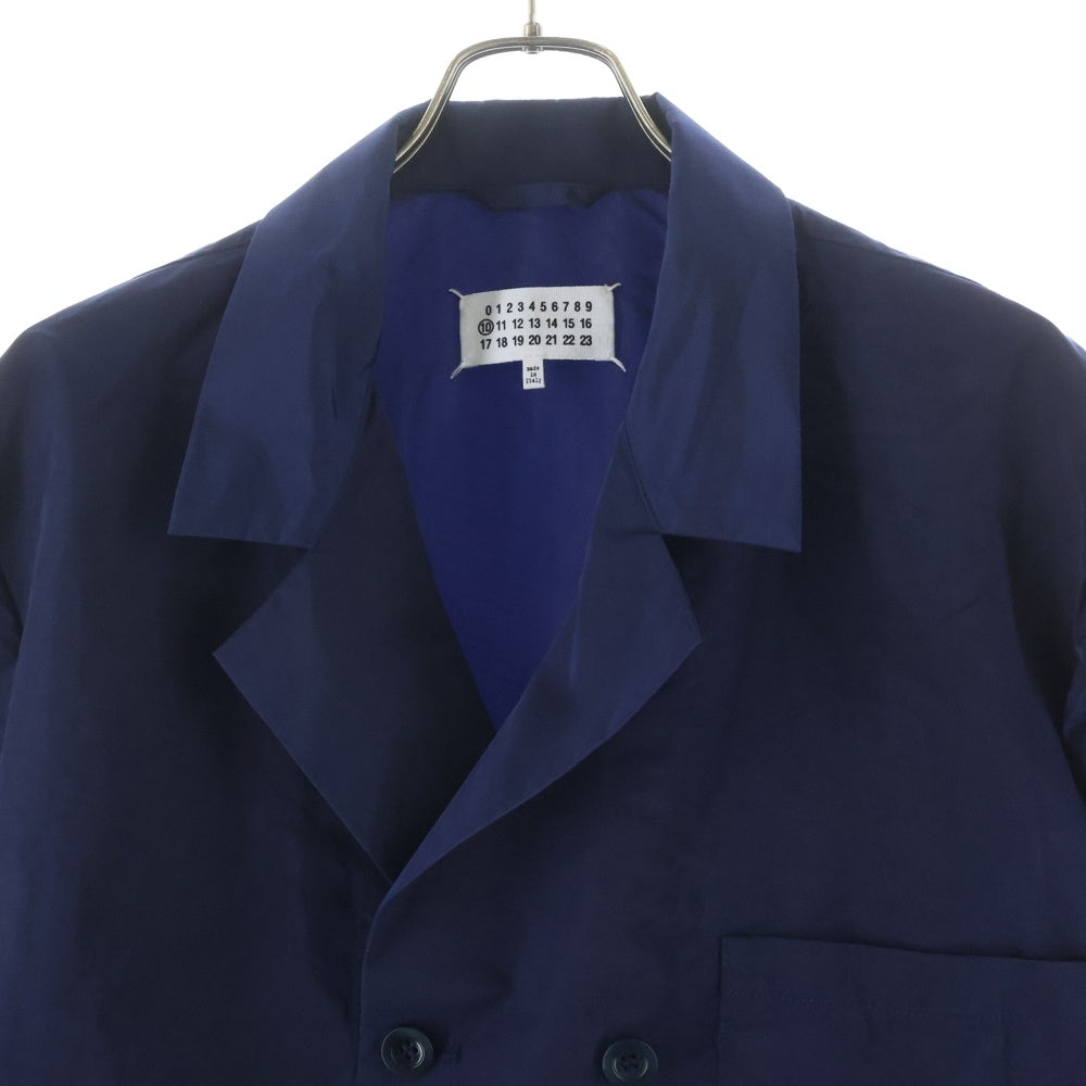 Maison Margiela(メゾンマルジェラ) 19SS DOUBLE NYLON COAT ダブル 3Bナイロンコート ブルー S30AM0445 S49739