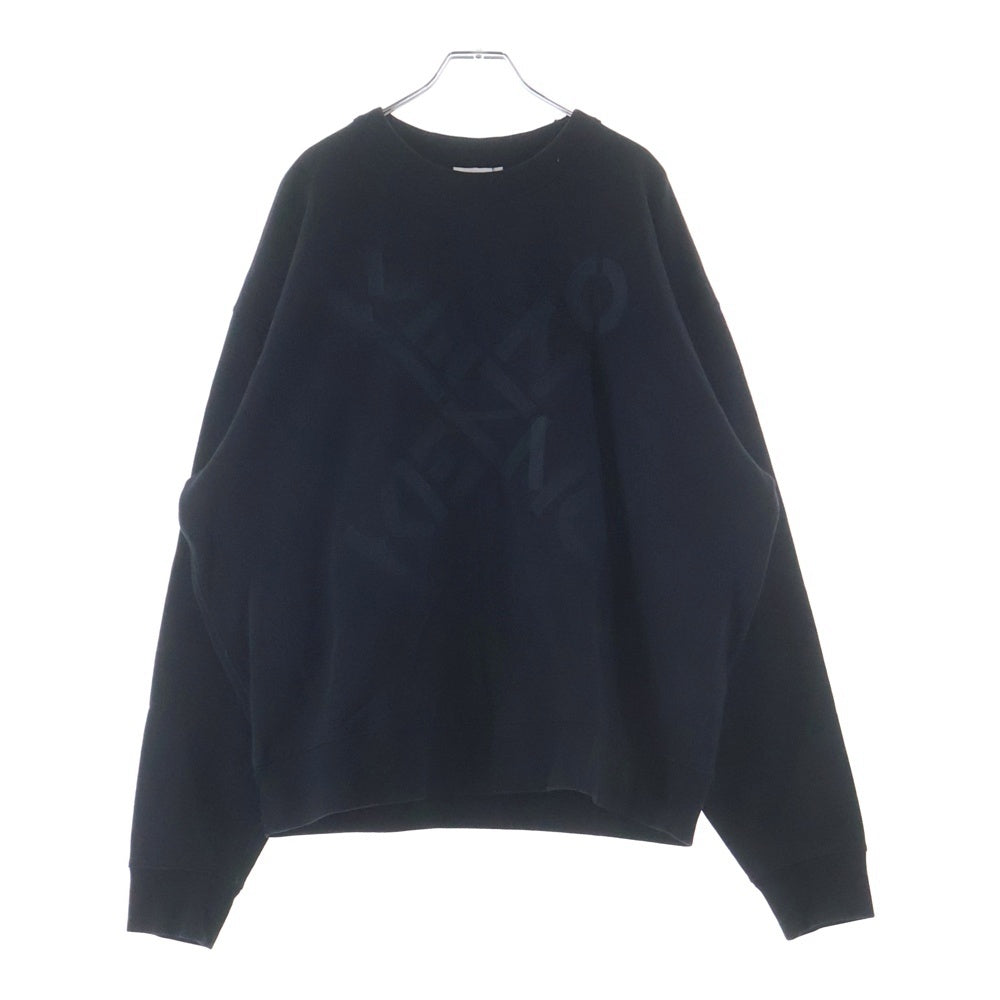 KENZO(ケンゾー) SPORT BIG X スポーツ ビッグ クルーネックスウェットトレーナー ブラック FA65SW5224MS