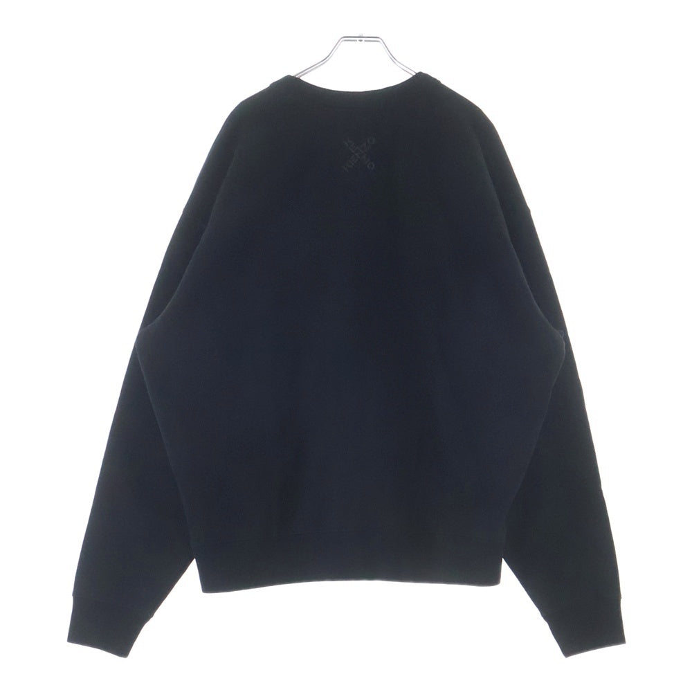 KENZO(ケンゾー) SPORT BIG X スポーツ ビッグ クルーネックスウェットトレーナー ブラック FA65SW5224MS
