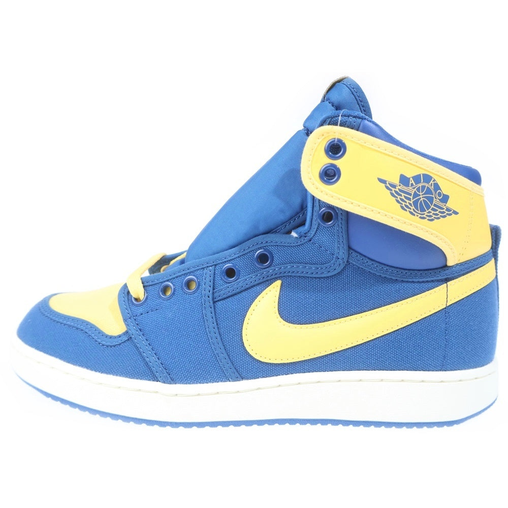 NIKE(ナイキ) JORDAN 1 KO TRUE BLUE AND TOPAZ GOLD/LANEY エアジョーダン1 KO トゥルーブルー アンド トパーズ ゴールド/レイニー ハイカットスニーカー DO5047-407