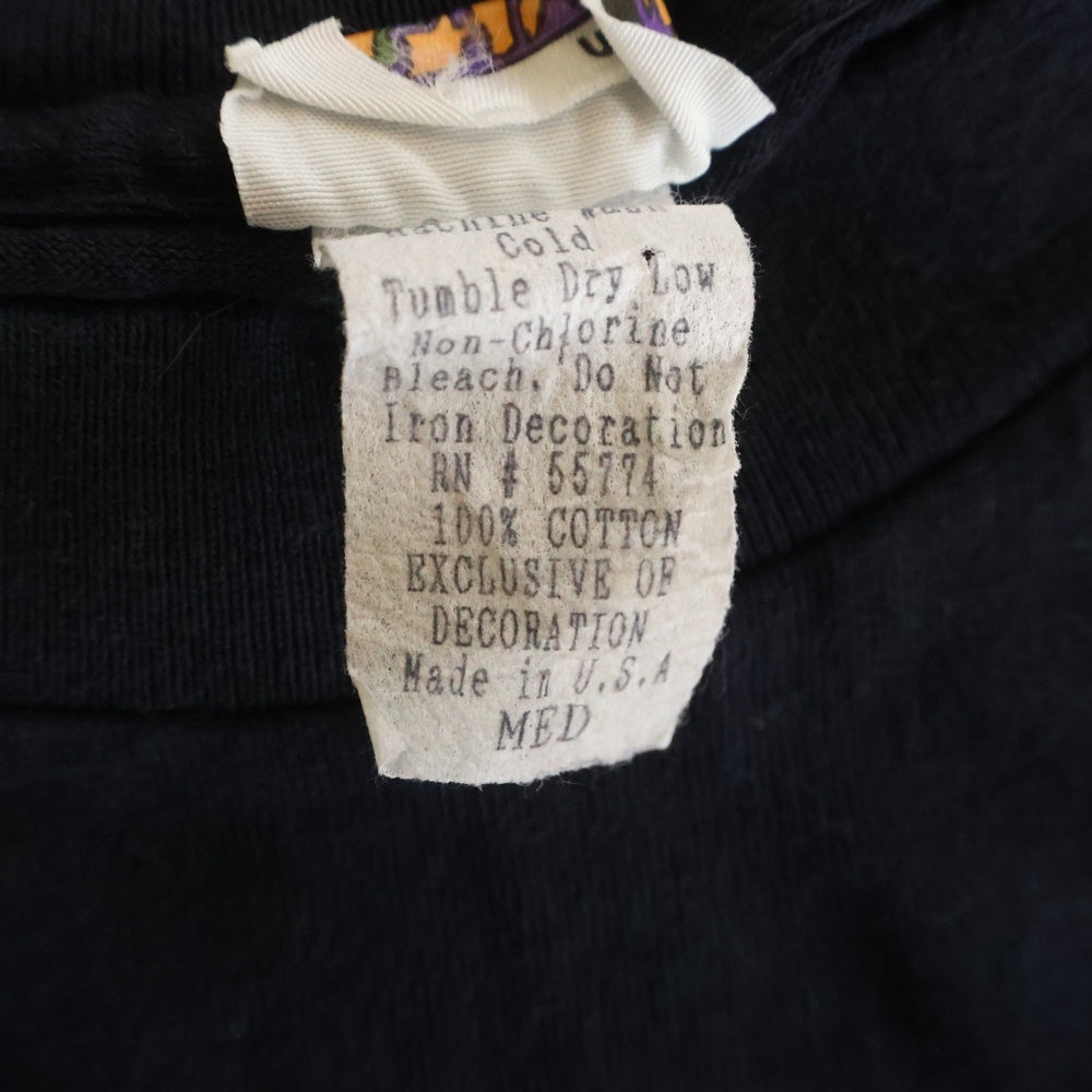 VINTAGE(ヴィンテージ) 90S VINTAGE DENNIS RODMAN MIND BODY&SOUL ヴィンテージ デニスロッドマン マインドボディアンドソウル クルーネック半袖Tシャツ カットソー ブラック