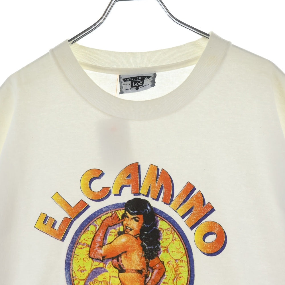 VINTAGE(ヴィンテージ) 90-00S VINTAGE ELCAMINO ヴィンテージ エルカミノ LEEタグ クルーネック半袖Tシャツ カットソー ホワイト