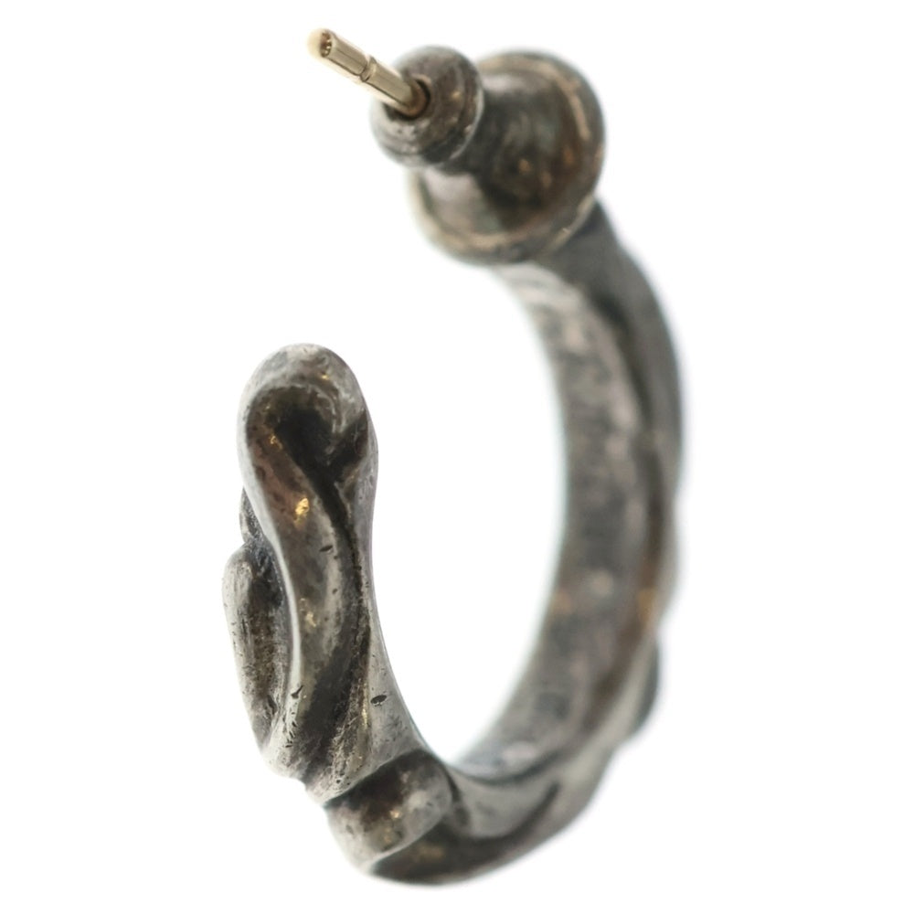 CHROME HEARTS(クロムハーツ) HOOP SCROOL スクロール フープピアス シルバー BCA102