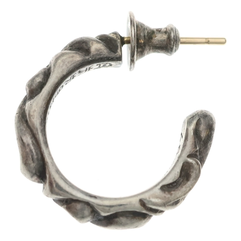 CHROME HEARTS(クロムハーツ) HOOP SCROOL スクロール フープピアス シルバー BCA102