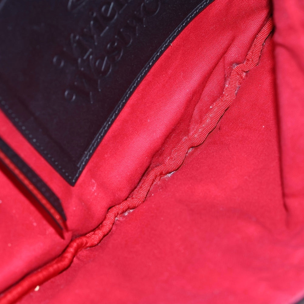 Vivienne Westwood(ヴィヴィアンウエストウッド) メタルオーブロゴ レザー ウエストボディバッグ ブラック