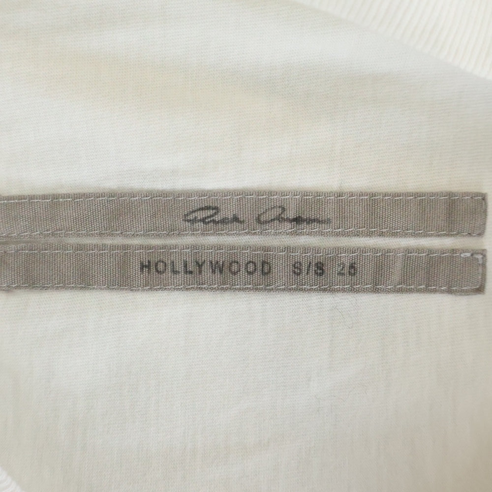 Rick Owens(リックオウエンス) 25SS TOMMT-T トミー オーバーサイズ 半袖 Tシャツ ホワイト RU01E5283-JA