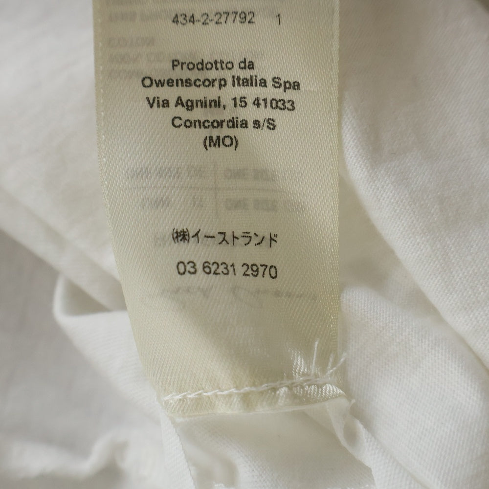 Rick Owens(リックオウエンス) 25SS TOMMT-T トミー オーバーサイズ 半袖 Tシャツ ホワイト RU01E5283-JA