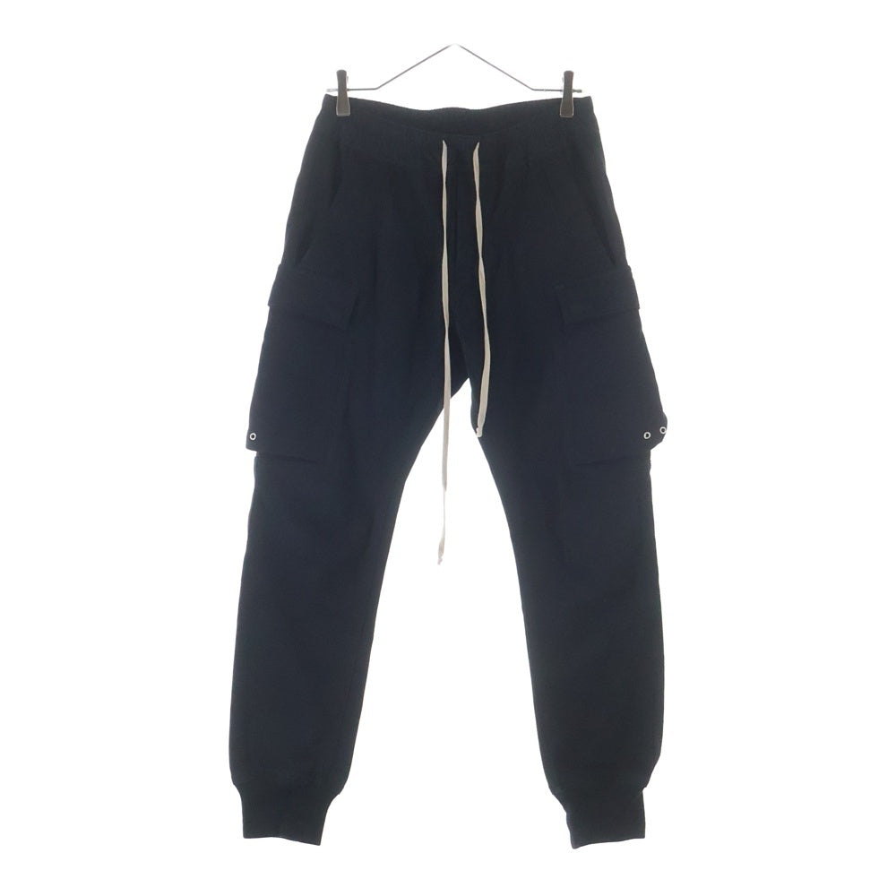Rick Owens(リックオウエンス) 19AW CARGO JOG PANT カーゴ コットン パンツ ブラック RU19F4396-BA