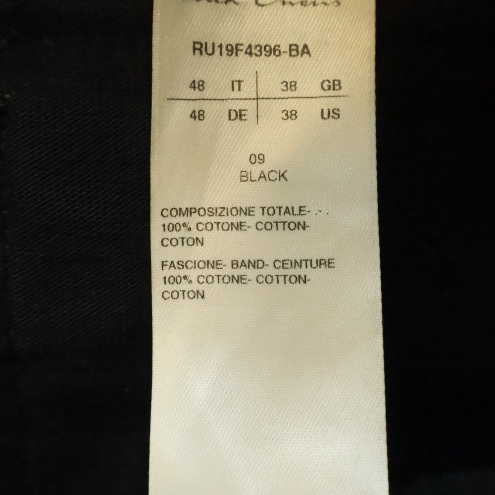 Rick Owens(リックオウエンス) 19AW CARGO JOG PANT カーゴ コットン パンツ ブラック RU19F4396-BA