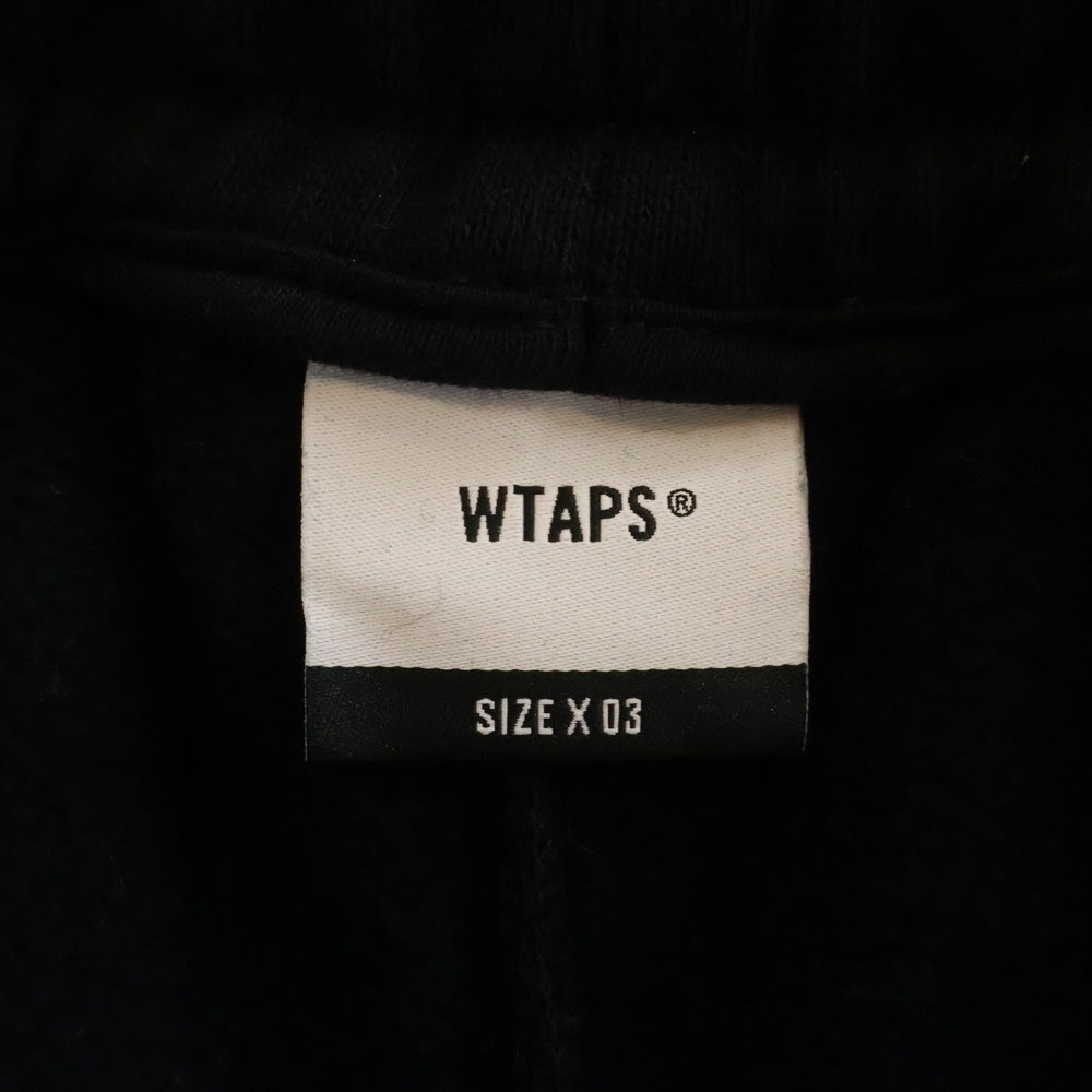 WTAPS(ダブルタップス) 24SS ロゴプリントデザイン コットン ドローストリング スウェットパンツ 241ATDT-CSM09