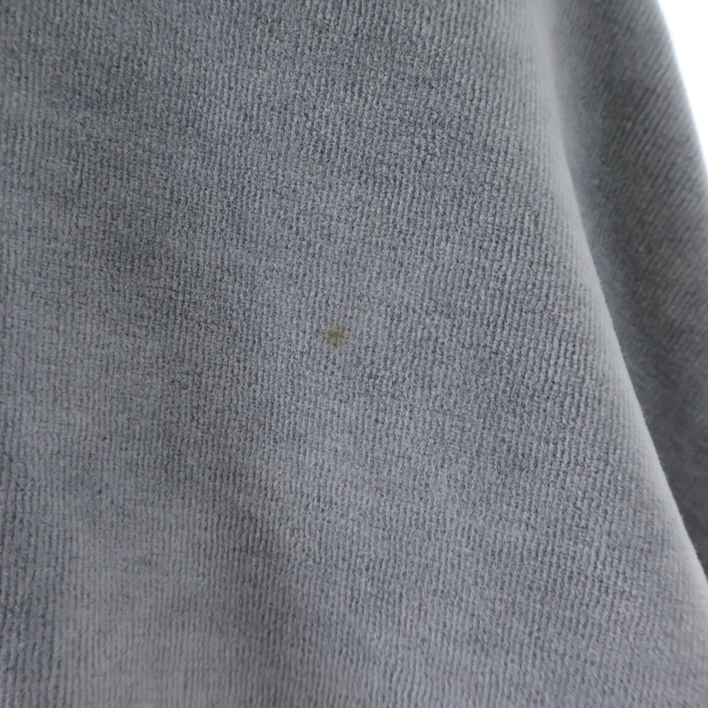 ALEXANDER WANG(アレキサンダーワン) EMBOSSED LOGO TRACK JACKET エンボスドロゴ ベロア ジップアップトラックジャケット グレー UCC4242030