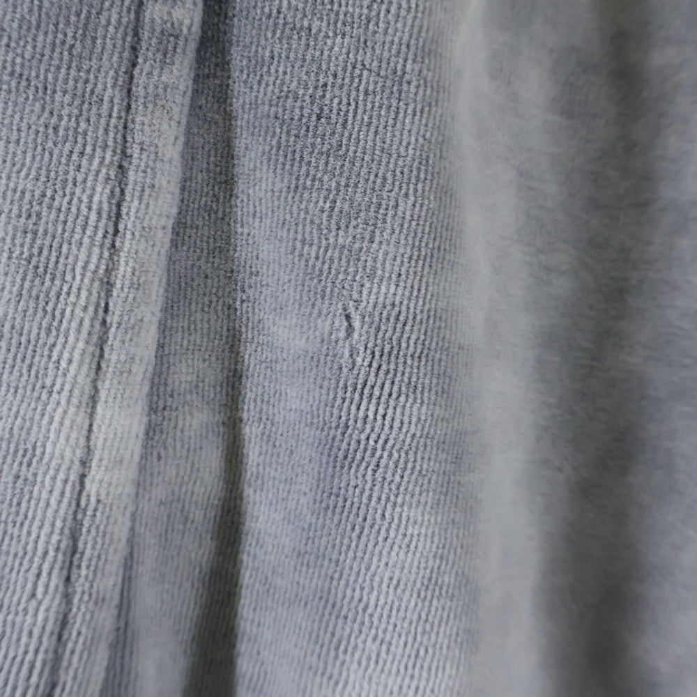 ALEXANDER WANG(アレキサンダーワン) EMBOSSED LOGO TRACK PANTS エンボスドロゴ ベロア ドローストリングトラックパンツ グレー 6CC1244025