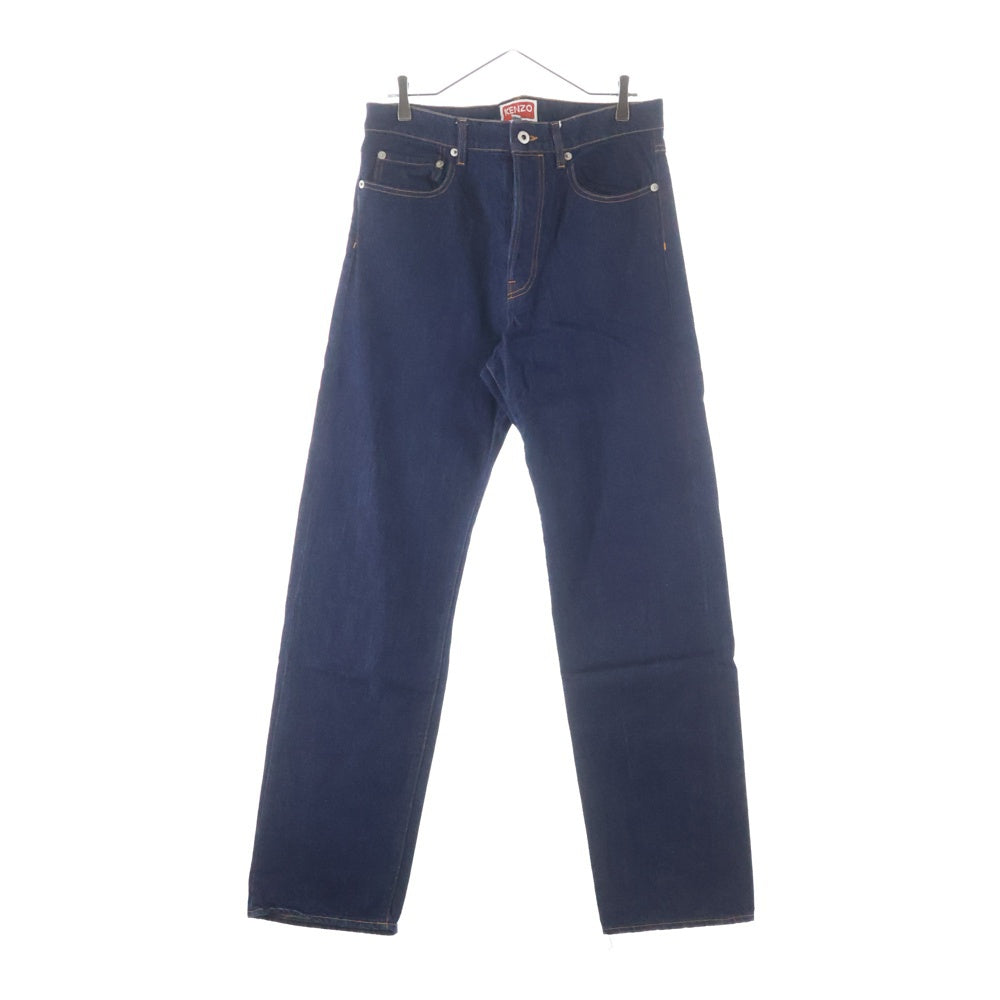 KENZO(ケンゾー) ボタンフライ ストレートデニムパンツ ジーンズ インディゴ FD55DP3316B1