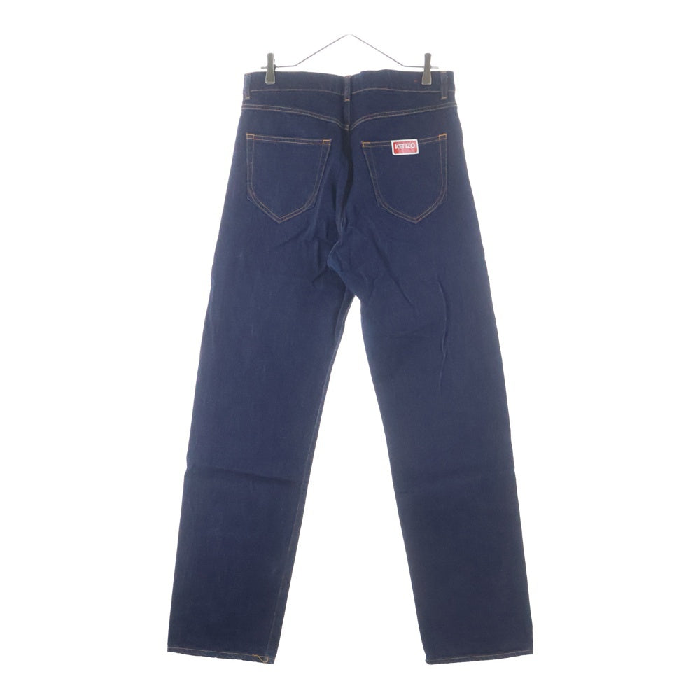KENZO(ケンゾー) ボタンフライ ストレートデニムパンツ ジーンズ インディゴ FD55DP3316B1
