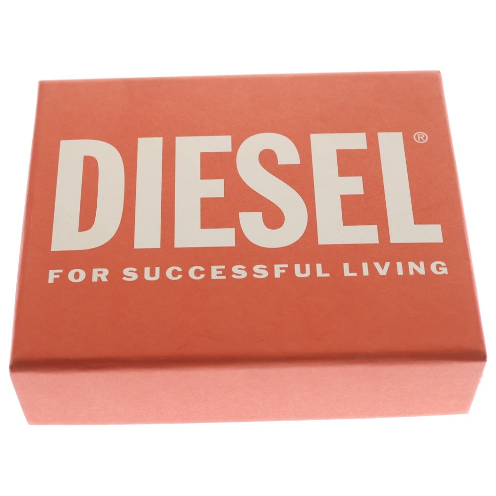 DIESEL(ディーゼル) 1DR BI FOLD COIN ワンディーアール バイフォールド コイン 二つ折り財布 コンパクトウォレット ブラック X10029