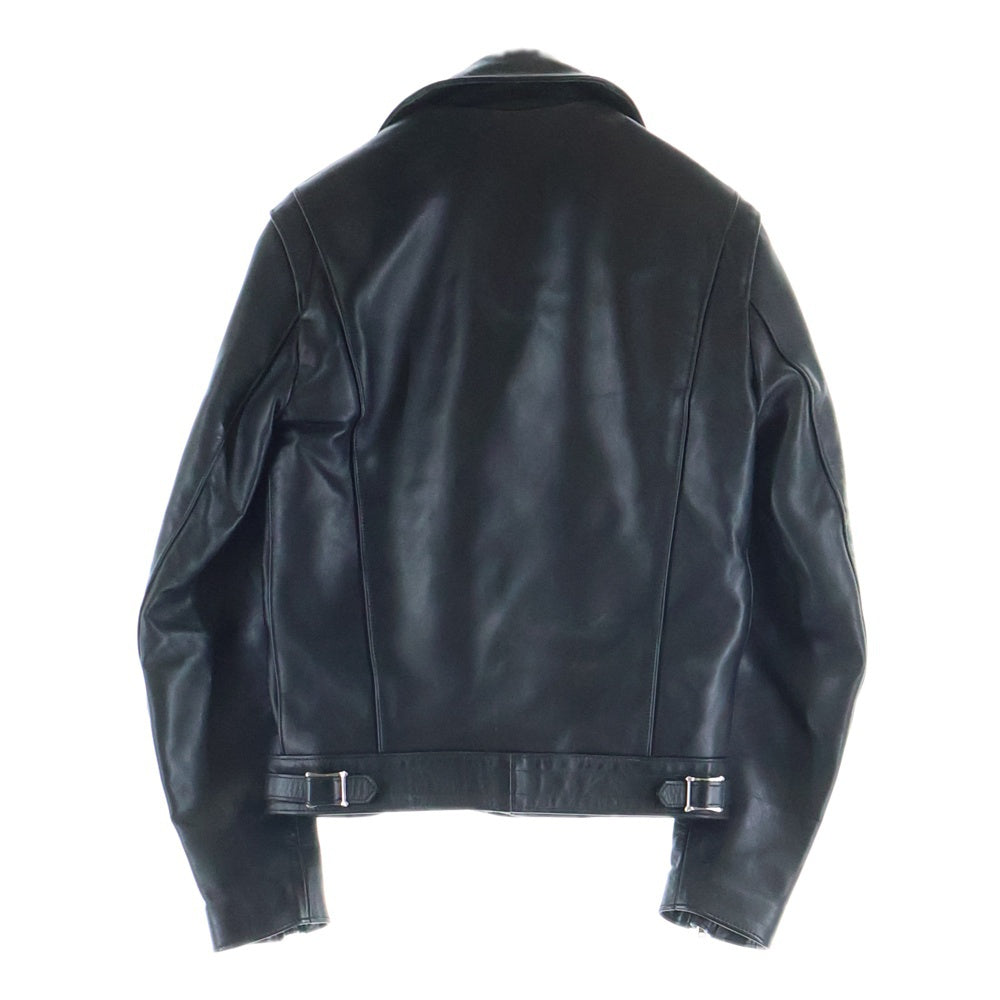Lewis Leathers(ルイスレザー) 441T CYCLONE TIGHT FIT COW HIDE サイクロン タイトフィット カウハイド ダブルライダースジャケット ブラック