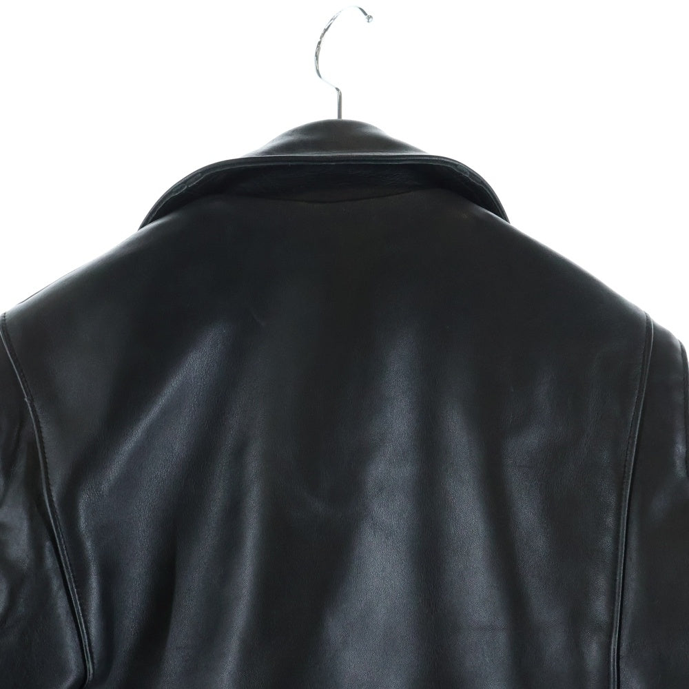 Lewis Leathers(ルイスレザー) 441T CYCLONE TIGHT FIT COW HIDE サイクロン タイトフィット カウハイド ダブルライダースジャケット ブラック