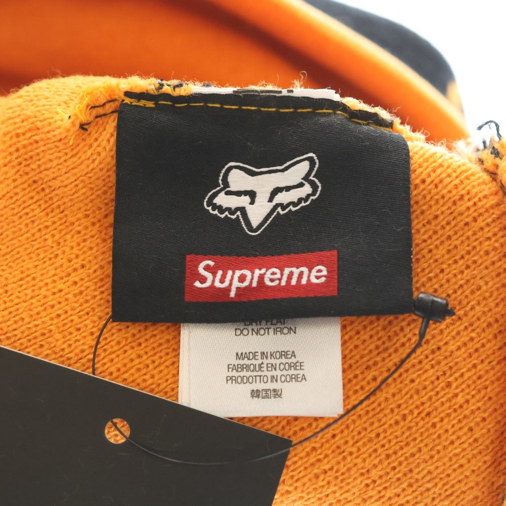 SUPREME(シュプリーム) 25AW ×Fox Racing Beanie フォックスレーシング ビーニー ニット帽 ブラック
