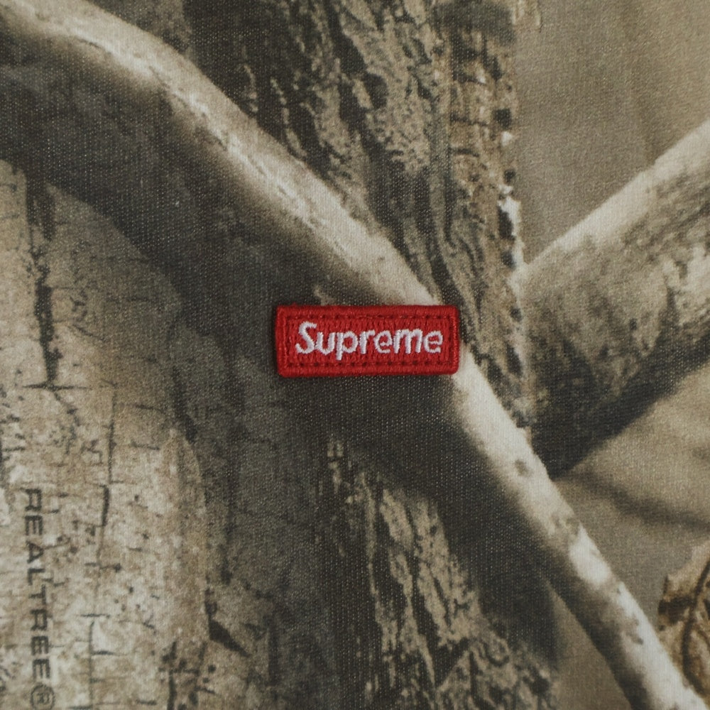 SUPREME(シュプリーム) 25AW Small Box L/S Tee Realtree Camo スモールボックスロゴ リアルツリーカモ クルーネック長袖Tシャツ カットソー カーキ