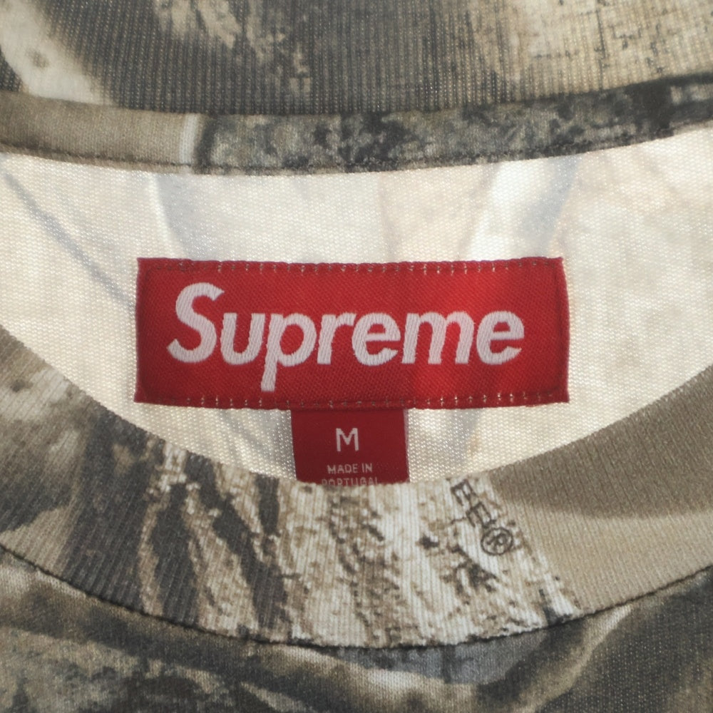 SUPREME(シュプリーム) 25AW Small Box L/S Tee Realtree Camo スモールボックスロゴ リアルツリーカモ クルーネック長袖Tシャツ カットソー カーキ