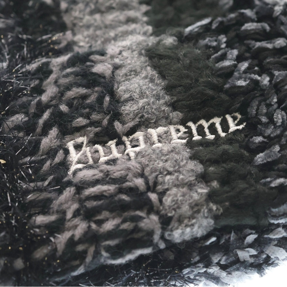 SUPREME(シュプリーム) 25AW Tinsel Stripe Beanie チンセルストライプ ビーニー ニット帽 グレー