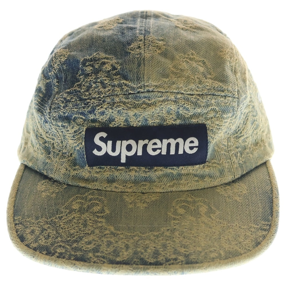 SUPREME(シュプリーム) 25SS Bandana Jacquard Denim Camp Cap バンダナジャガード デニムキャンプキャップ インディゴ