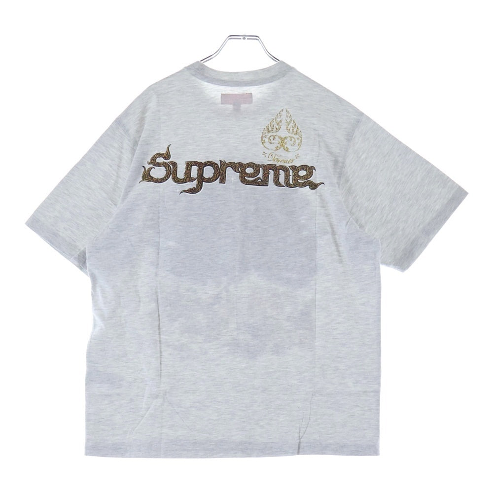SUPREME(シュプリーム) 25AW Peacock S/S Top ピーコック クルーネック半袖Tシャツ カットソー グレー