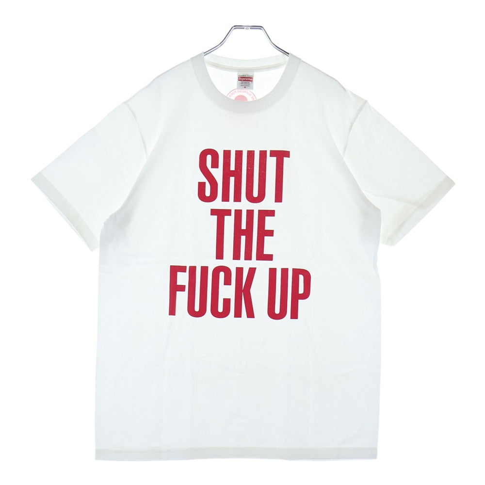 SUPREME(シュプリーム) 25AW ×NUMBER (N)INE Shut Up Tee ナンバーナイン シャットアップ クルーネック半袖Tシャツ カットソー ホワイト