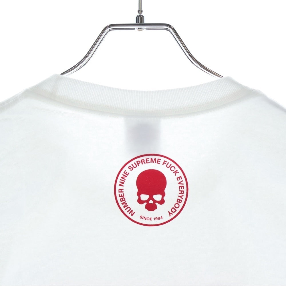 SUPREME(シュプリーム) 25AW ×NUMBER (N)INE Shut Up Tee ナンバーナイン シャットアップ クルーネック半袖Tシャツ カットソー ホワイト