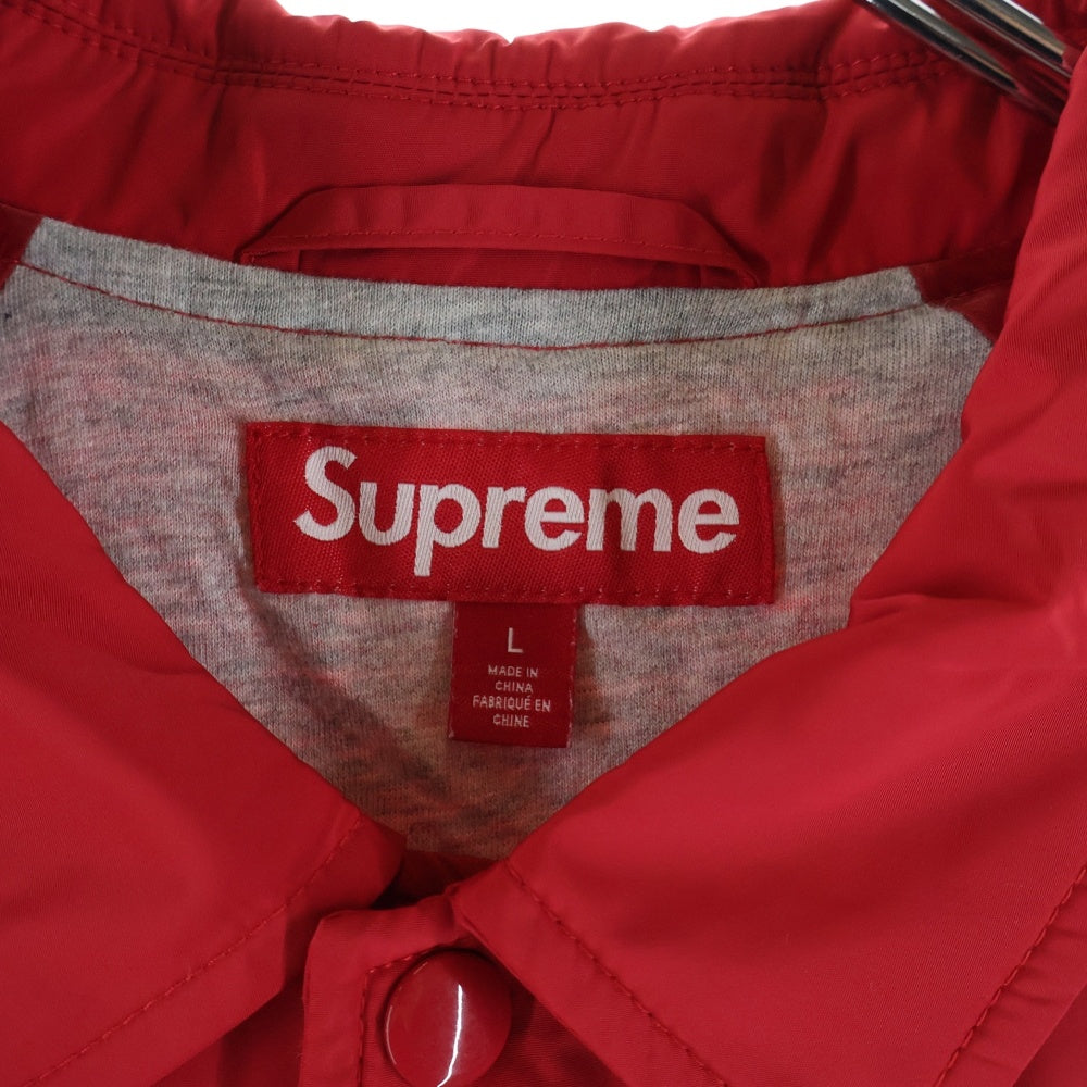 SUPREME(シュプリーム) 25AW Old English Arc Coaches Jacket オールドイングリッシュ アーチロゴ ナイロンコーチジャケット レッド